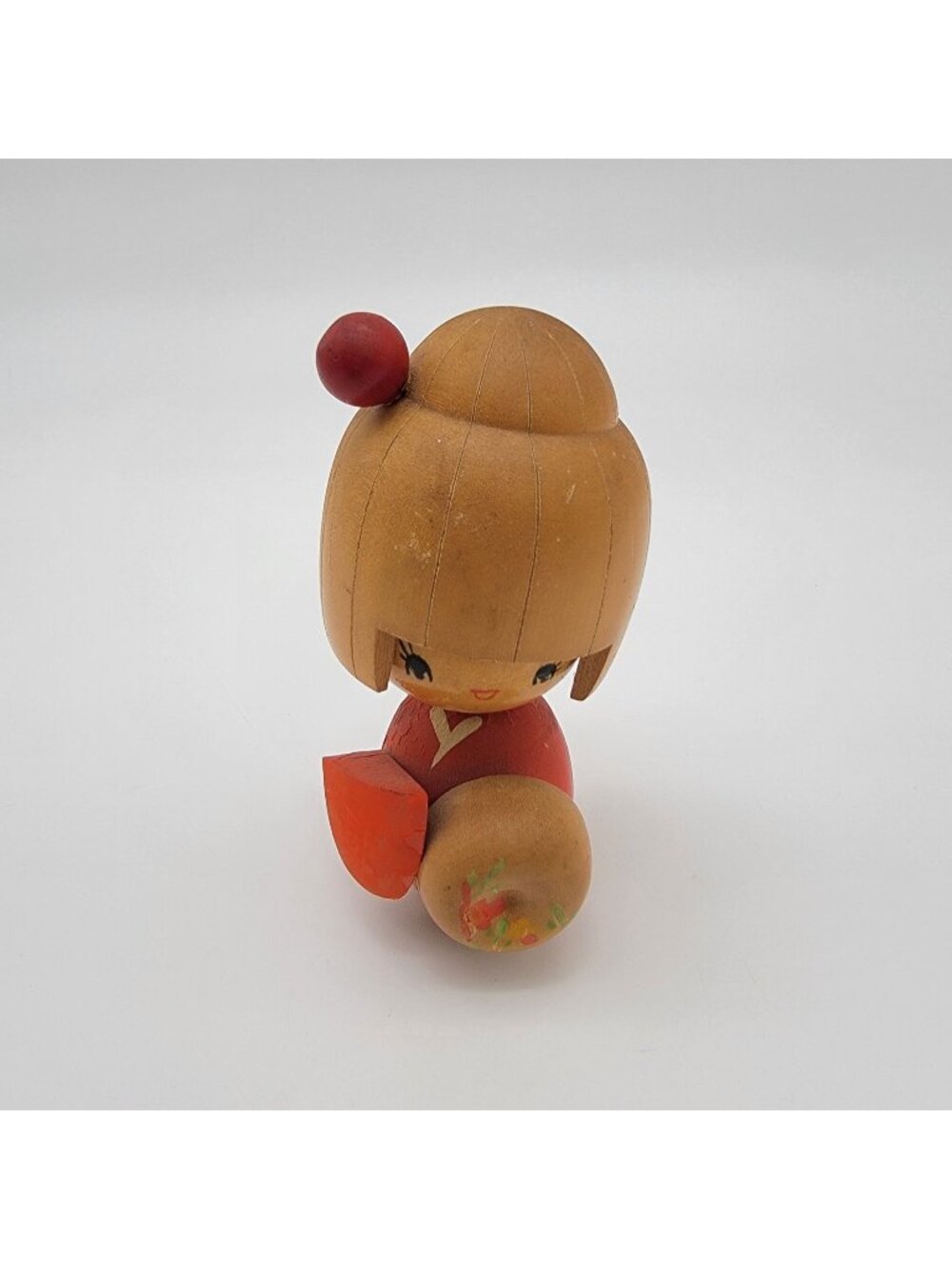 Vintage Japanese Sosaku Kokeshi Wood Doll